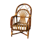 Fauteuil d'enfant en rotin 1900