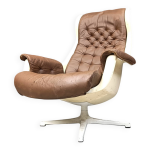Fauteuil galaxie de l'�re spatiale du milieu du si�cle par alf svensson pour dux, 1968