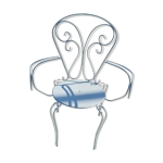 Fauteuil de jardin en fer
