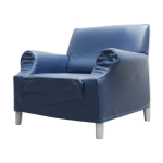 Fauteuil lazy working en cuir par philippe starck pour cassina Fauteuil lazy working en cuir par philippe starck pour cassina