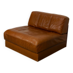 Fauteuil - lit de sede ds 76 en cuir cognac, suisse, 1970