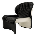 Fauteuil lotus de andr vandenbeuck pour strssle international, 1969