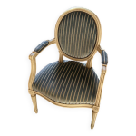 Fauteuil louis xvi  mdaillon