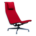 Fauteuil lounge en aluminium ea125 par charles & ray eames pour herman miller
