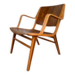 Fauteuil lounge ax, peter hvidt et orla mlgaard - nielsen pour fritz hansen, annes 1960