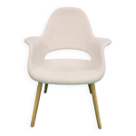 Fauteuil lounge boucle charles eames organic par vitra