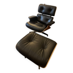 Fauteuil lounge et ottoman charles eames dition herman miller