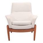 Fauteuil lounge pd30 en chêne par ib kofod larsen pour bovenkamp Fauteuil lounge pd30 en chêne par ib kofod larsen pour bovenkamp