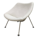 Fauteuil lounge vintage design artifort 'oyster' pierre paulin 1960
