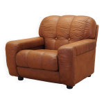 Fauteuil marron, design italien, ann�es 1970, production : italie