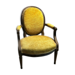 Fauteuil mdaillon poque louis xvi