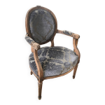 Fauteuil mdaillon louis xvi