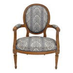 Fauteuil mdaillon style louis xvi