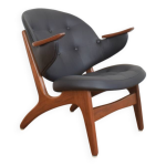 Fauteuil mid - century modle 33 par carl edward matthes, annes 1950