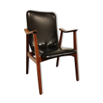 Fauteuil du milieu du si�cle par louis van teeffelen pour w�b, ann�es 1960