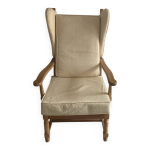 Fauteuil oreilles bois