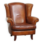 Fauteuil à oreilles en peau de mouton Fauteuil à oreilles en peau de mouton