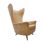 Fauteuil a oreilles wingback chair bergere 1950 organique Fauteuil a oreilles wingback chair bergere 1950 organique