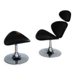 Fauteuil et ottomane curve par dan - form