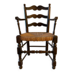 Fauteuil paillé provençal Fauteuil paillé provençal