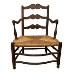 Fauteuil paill provenal du xviii eme sicle