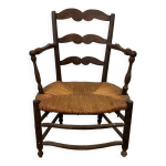 Fauteuil paill provenal du xviii eme sicle