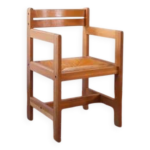 Fauteuil paill vintage