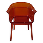 Fauteuil papyrus rouge bouroullec pour kartell