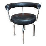 Fauteuil pivotant lc - 7 le corbusier dition cassina annes 80