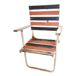 Fauteuil pliant jardin 1950 60 Fauteuil pliant jardin 1950 60