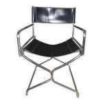 Fauteuil pliant metteur en scne chrome