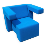 Fauteuil postmoderne studio lawrence