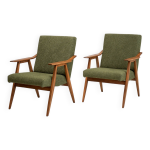 Fauteuils radomsko vintage du milieu du si�cle des ann�es 1960, lot de 2
