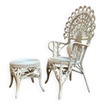 Fauteuil + repose pieds emmanuelle