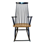 Fauteuil rocking chair design scandinave 1950.