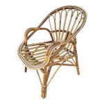 Fauteuil en rotin 1960