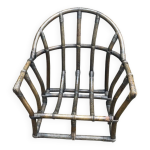 Fauteuil rotin, bois de bambou