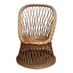 Fauteuil en rotin pour enfants