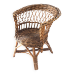 Fauteuil rotin enfant
