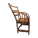 Fauteuil en rotin pour enfant vintage annes 50
