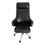 Fauteuil skape conférence vitra cuir noir Fauteuil skape conférence vitra cuir noir