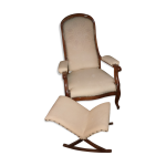 Fauteuil et son repose pied