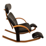 Fauteuil stokke - chaise  bascule (balance) - annes 1980, norvge