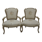 Fauteuils style louis xv
