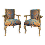 Fauteuils style louis xv