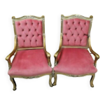 Fauteuils style louis xv
