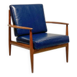 Fauteuil en teck par grete jalk danemark annes 1960