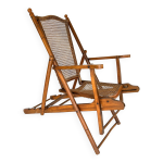 Fauteuil transat en bois bateau de croisire