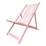 Fauteuil transat pliant vintage