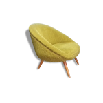 Fauteuil ?uf egg annes 50 style jean royere
